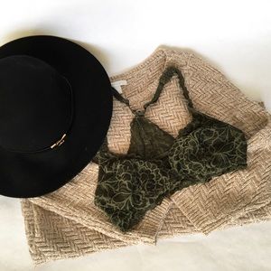 Olive green xhilaration bralette
